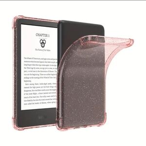 NEW Case for 6" 11th Gen for Kindle (2022), Ultra Slim Silicone,Transparent Pink